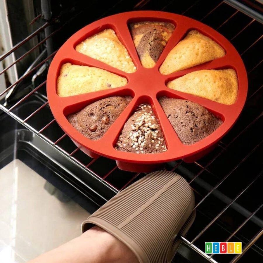 Heble *** Taartbakvorm Siliconen Cake Bakvorm Siliconen Taart punt Bakvorm Pizza Cakevorm van ***