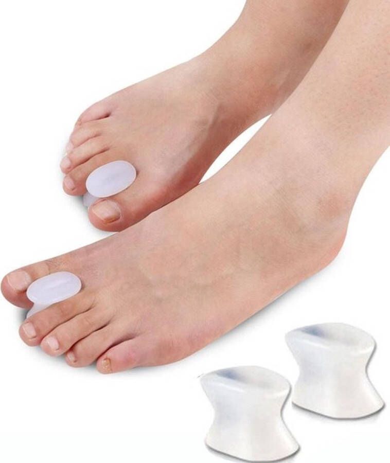 Heble *** Teenspreider Siliconen 4 Stuks Hallux Valgus Gel teenspreider van ***