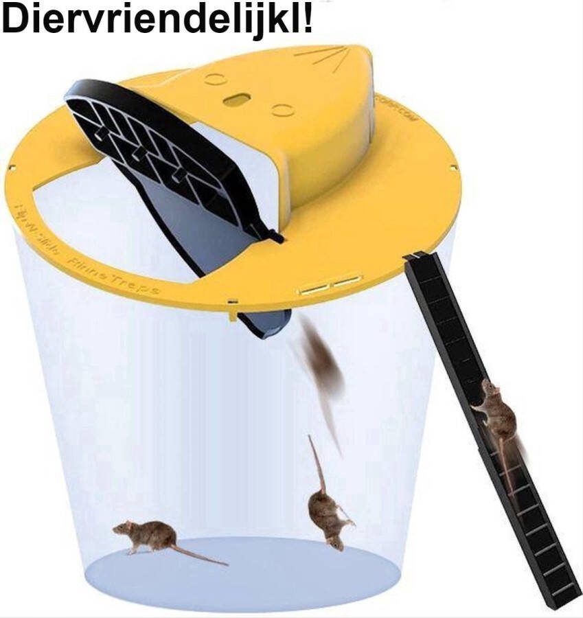 Heble *** Veilige Diervriendelijke Muizenval Rattenval Muizenverjager Ongediertebestrijding Let op! Emmer niet inbegrepen van ***
