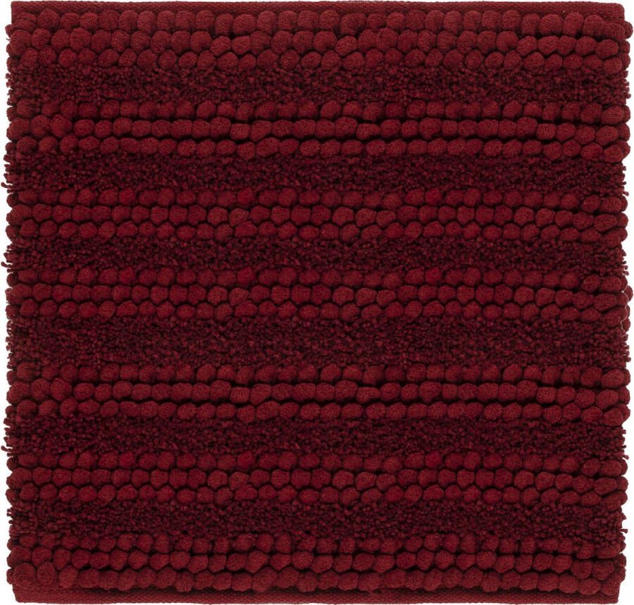 Heckett & Lane Badmat Roberto (Spicy Red) : Maat: Bidetmat 60x60 cm