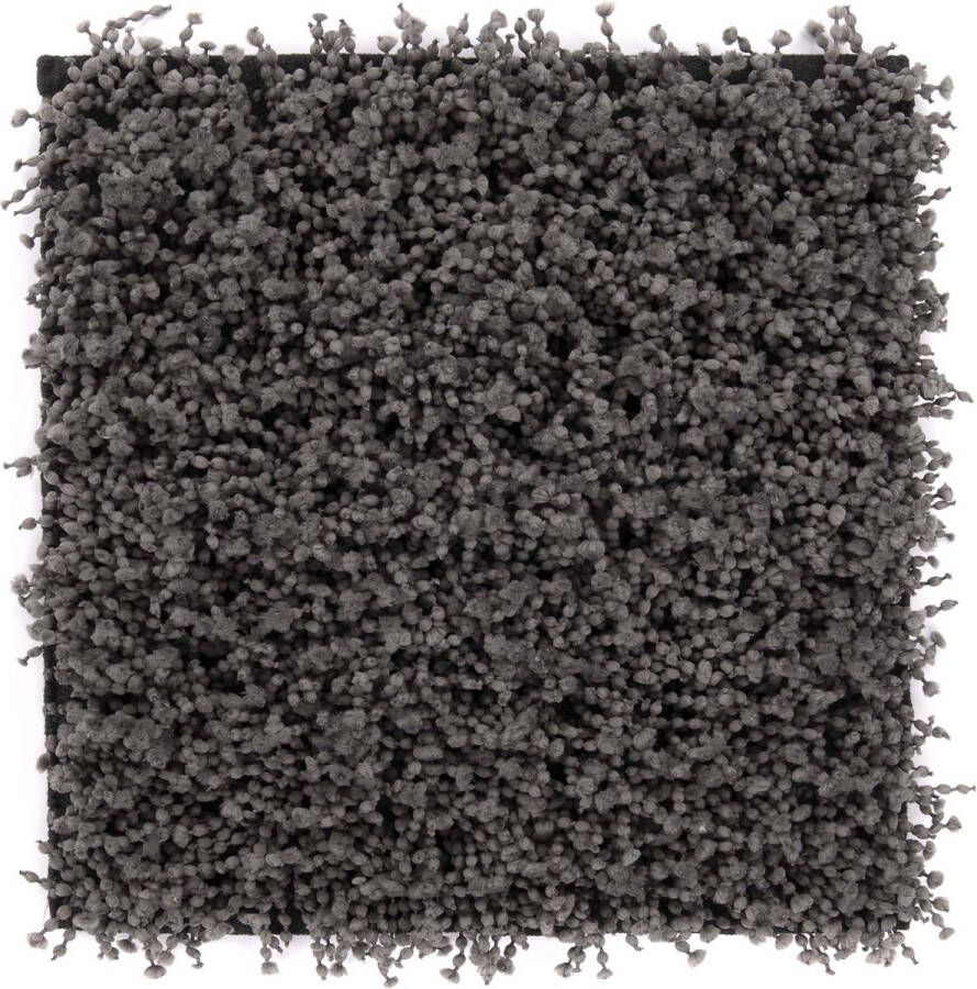 Heckett & Lane Badmat Onda Classic Antraciet Badmat Rond Ø 60 Cm