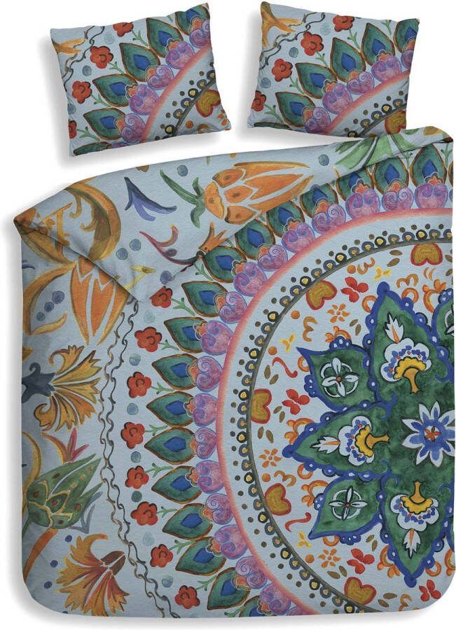 Heckett & Lane Heckett Lane Dekbedovertrek Bamboe Katoen Percal Hailey multi 260x200 220cm