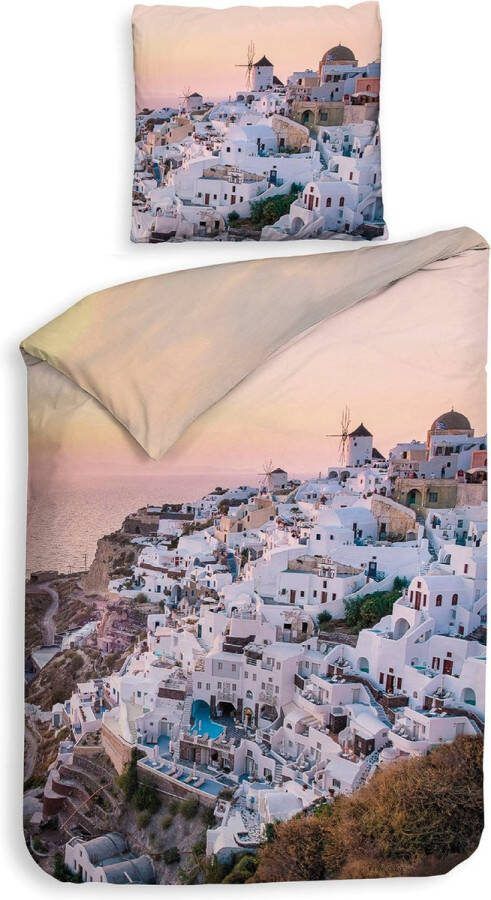 Heckett & Lane Heckett Lane Dekbedovertrek Bamboe Katoen Percal Parker multi 260x200 220cm