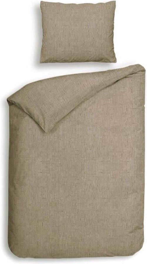 Heckett & Lane Heckett Lane Dekbedovertrek Flanel Franela nomad sand 140x200 220cm