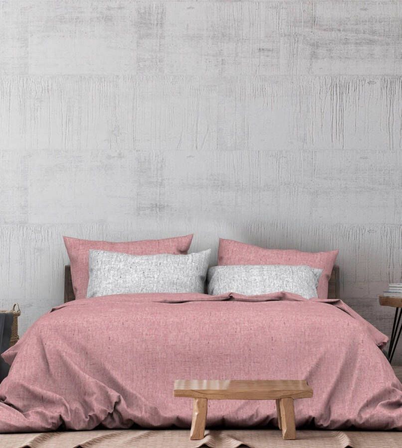 Heckett & Lane Heckett Lane Dekbedovertrek Flanel Franela shady pink 140x200 220cm