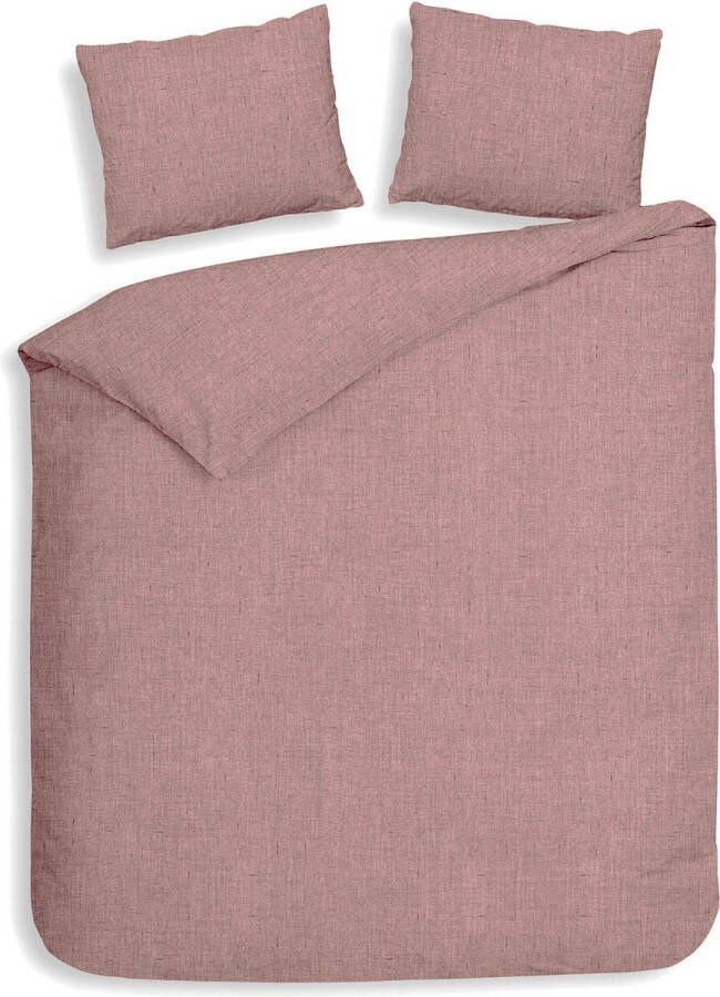 Heckett & Lane Heckett Lane Dekbedovertrek Flanel Franela shady pink 240x200 220cm