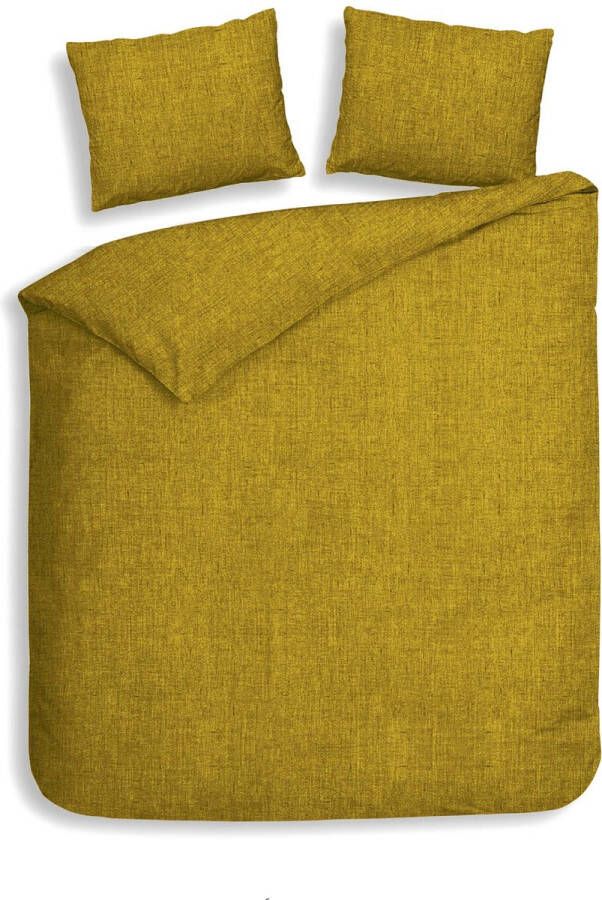 Heckett & Lane Heckett Lane Dekbedovertrek Flanel Franela sunset gold 200x200 220cm
