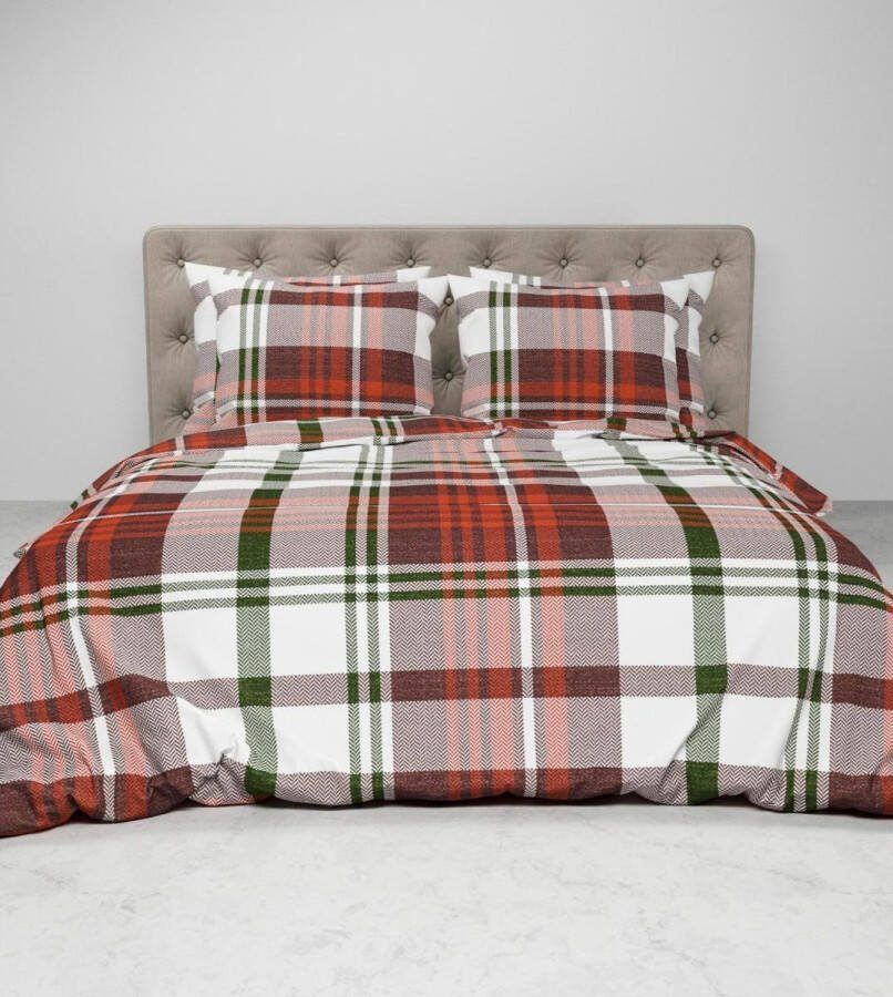 Heckett & Lane Flanel Dekbedovertrek Kabil (Multi) 140x200 220 cm