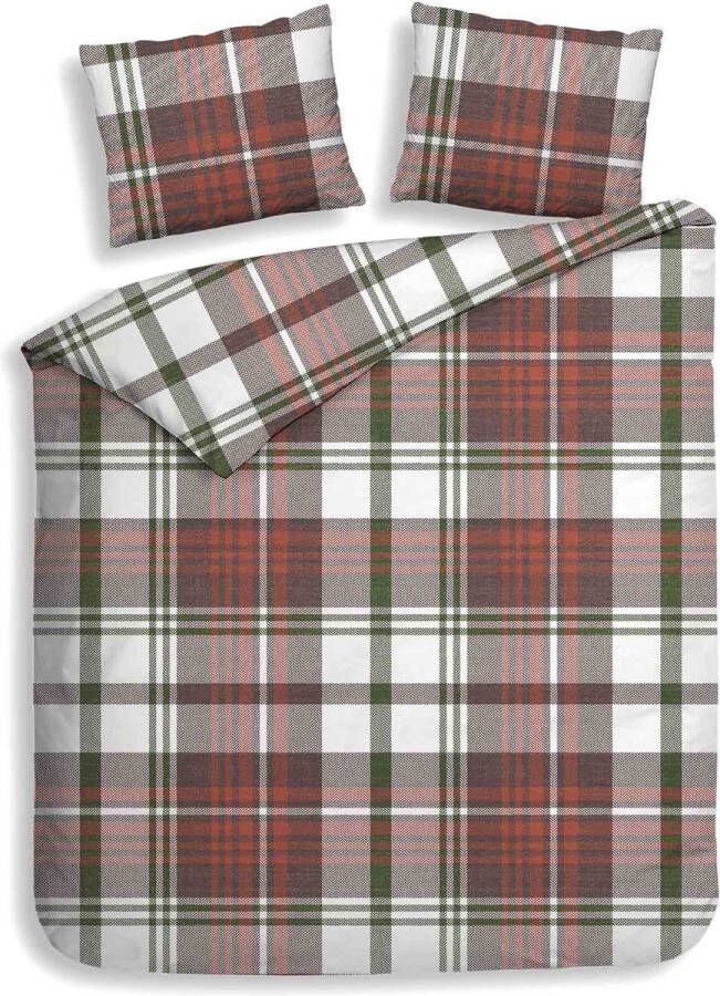 Heckett & Lane Flanel Dekbedovertrek Kabil (Multi) 200x200 220 cm