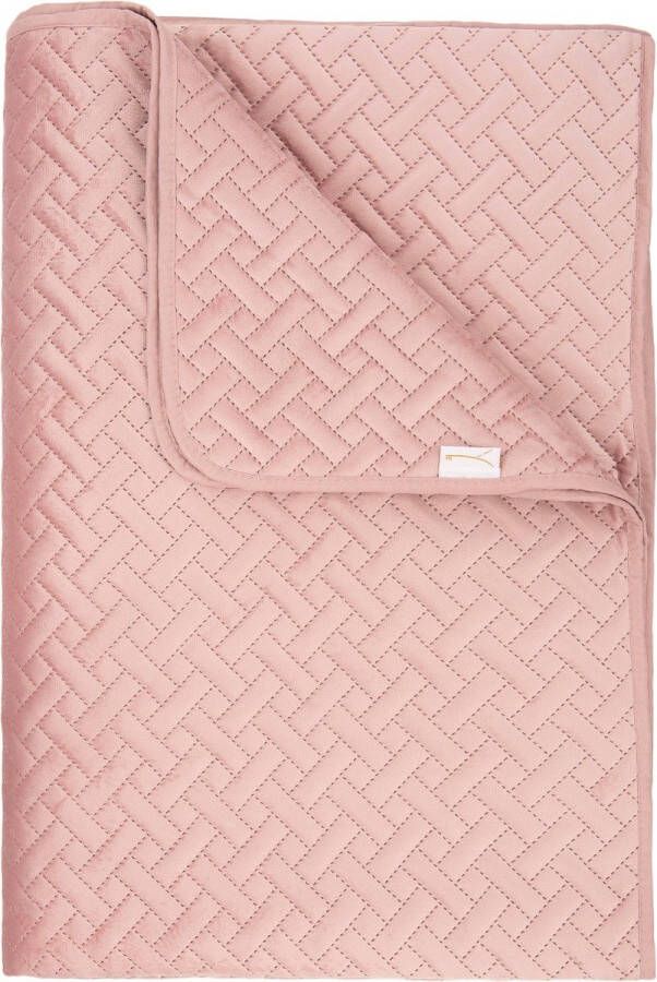 Heckett Lane home and living Heckett Lane Audrey Shady Pink Bedsprei 180 x 260cm