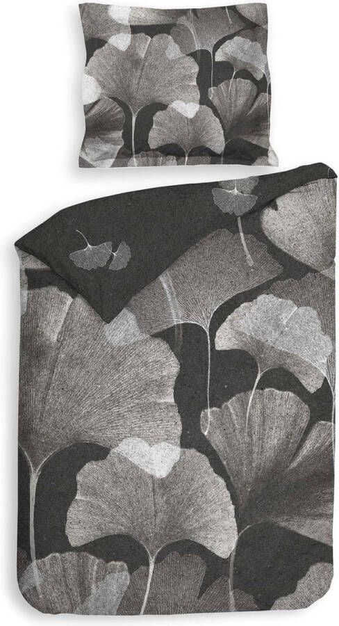 Heckett & Lane Heckett Lane Dekbedovertrek Katoen Twill Debra grijs 140x200 220cm