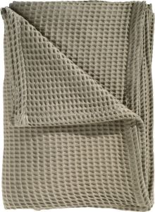 Heckett & Lane Heckett Lane Wafel Plaid Pale Khaki 240x260cm