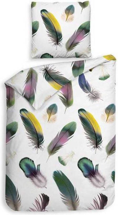Heckettlane Heckett & Lane Alvin Flanel Dekbedovertrek Eenpersoons 140x200 220 cm Multi kleur