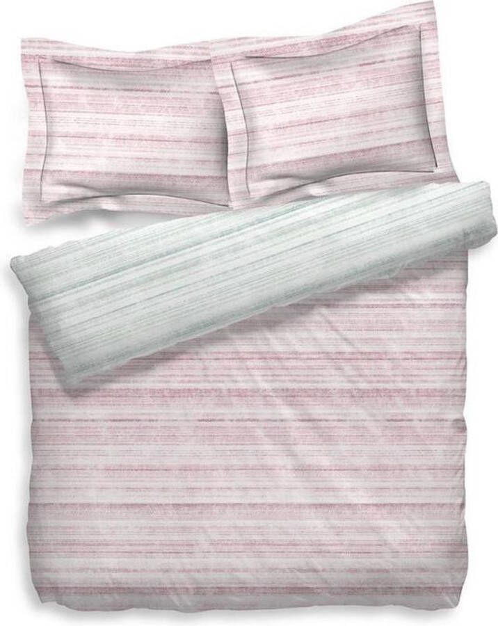 Heckettlane Heckett & Lane Clove Dekbedovertrek Lits-jumeaux 260x200 220 cm Roze Groen