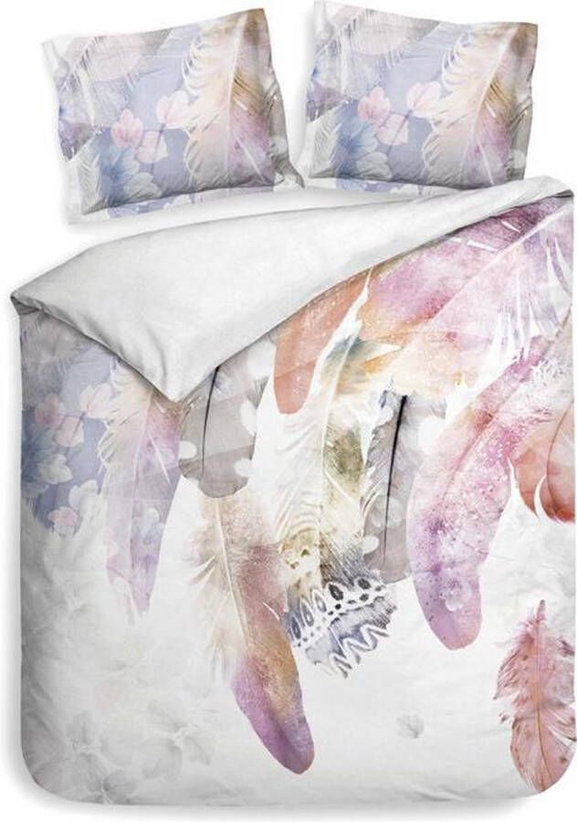 Heckettlane Heckett & Lane Elaina Dekbedovertrek Tweepersoons 200x200 220 cm Blushing Pink