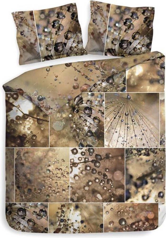 Heckettlane Heckett & Lane Eli Dekbedovertrek Litsjumeaux 240x200 220 cm Copper Gold