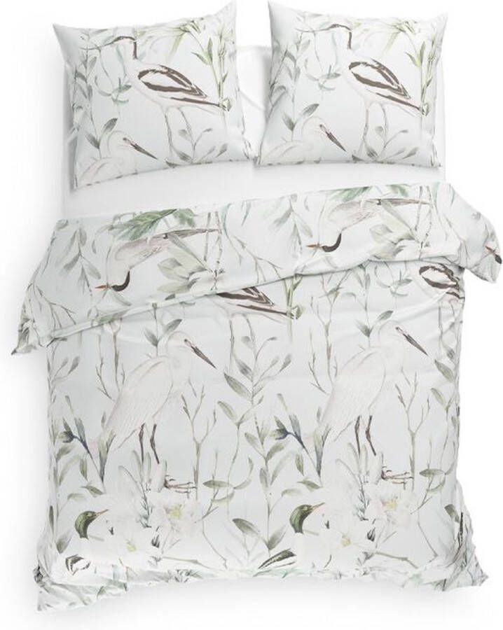 Heckett & Lane Flanel dekbedovertrek Raven (Frost Blue) 260x200 220 cm