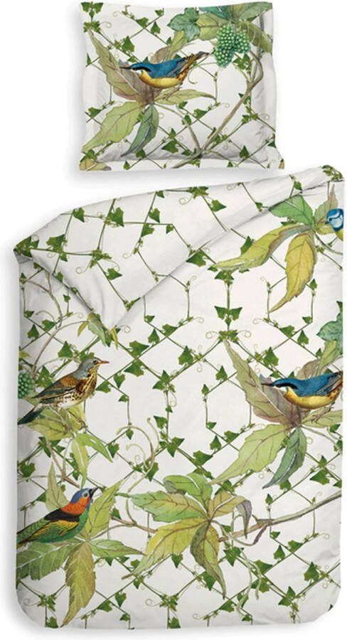 Heckettlane Heckett & Lane Gilbert Dekbedovertrek Eenpersoons 140x200 220 cm White