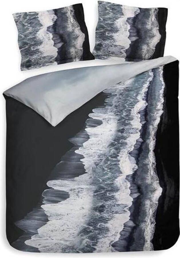 Heckettlane Heckett & Lane Heves Dekbedovertrek Tweepersoons 200x200 220 cm + 2 kussenslopen 60x70 cm Night Blue