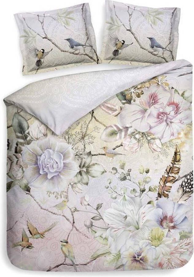 Heckettlane Heckett & Lane Mandy Dekbedovertrek Tweepersoons 200x200 220 cm Cashmere Pink