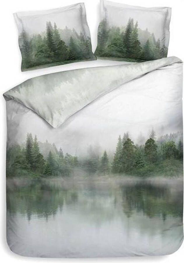 Heckettlane Heckett & Lane Nimy Dekbedovertrek Litsjumeaux 240x200 220 cm Lake Green