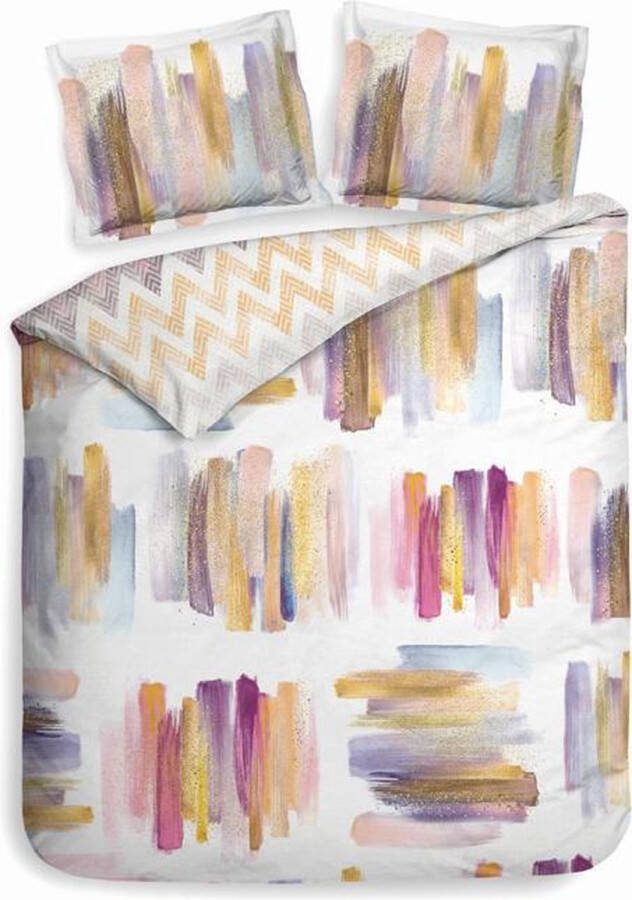 Heckettlane Heckett & Lane Veza Dekbedovertrek Tweepersoons 200x200 220 cm Brushed White