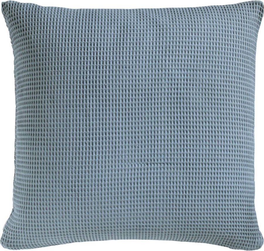 Heckettlane Heckett & Lane Wafel Kussensloop Katoen 60x70cm- Steel Blue