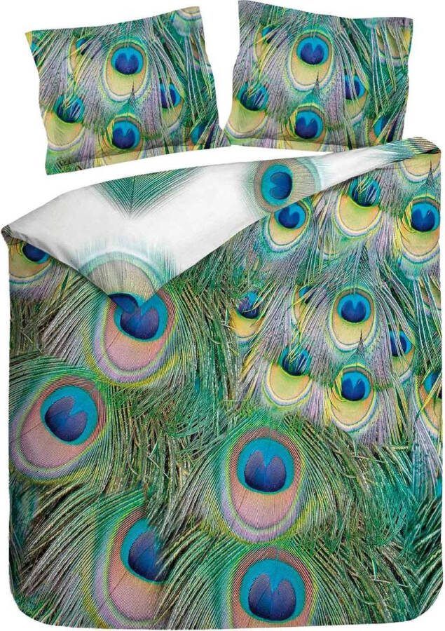 Heckettlane Heckett Lane Kari Green 240x200 220cm Dekbedovertrek