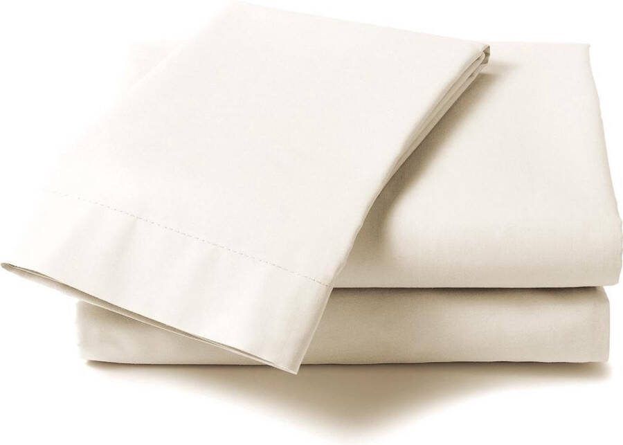 Heckettlane Heckett Lane Laken Percale Creme Maat: 260 x 260 cm
