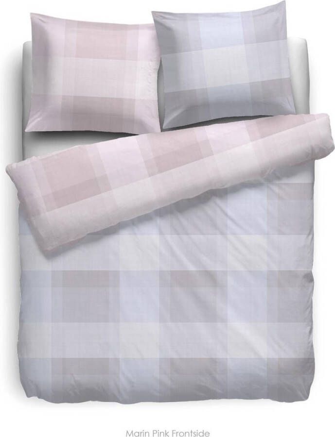 Heckettlane HnL Living Marin Dekbedovertrek Velvet Touch Tweepersoons 200 x 200 220 Roze