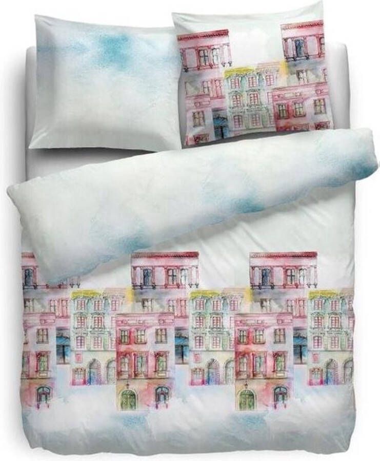 Heckettlane HnL Pure Cotton Dekbedovertrek Boulevard Multi Litsjumeaux 260x200 220
