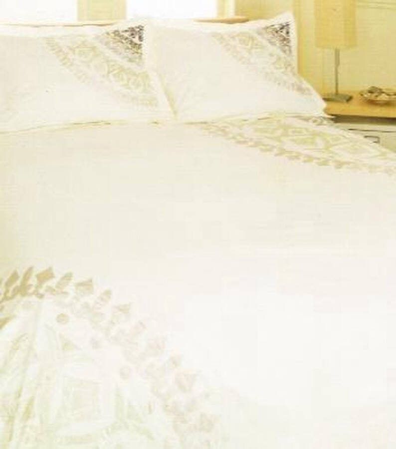 Heckettlane HNL Pure Cotton Mika Dekbedovertrek Eenpersoons 140x200 220 cm Sunset Orange