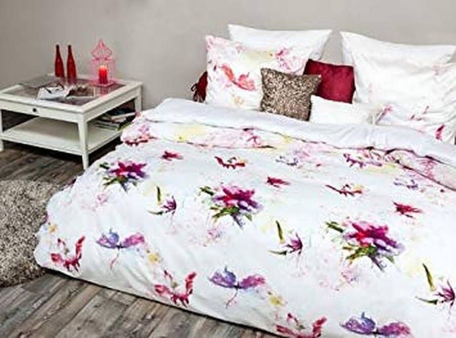 Heckettlane HNL Refined Louisiana Dekbedovertrek Eenpersoons 135x200 + 80x80 cm White