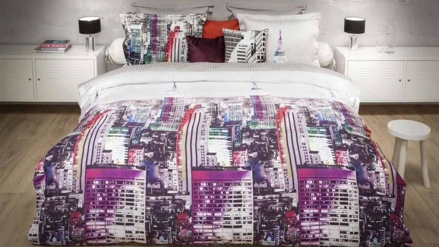 Heckettlane HnL Refined Satin Dekbedovertrek Heights Multi Litsjumeaux XL 260x200 220