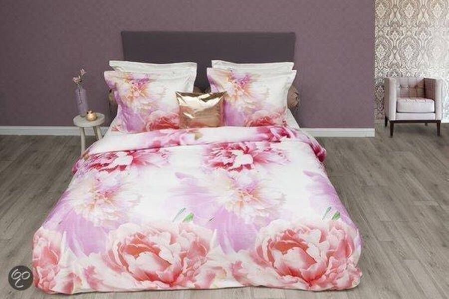 Heckettlane HnL Refined Satin Dekbedovertrek Peony Multi Litsjumeaux XL 260x200 220