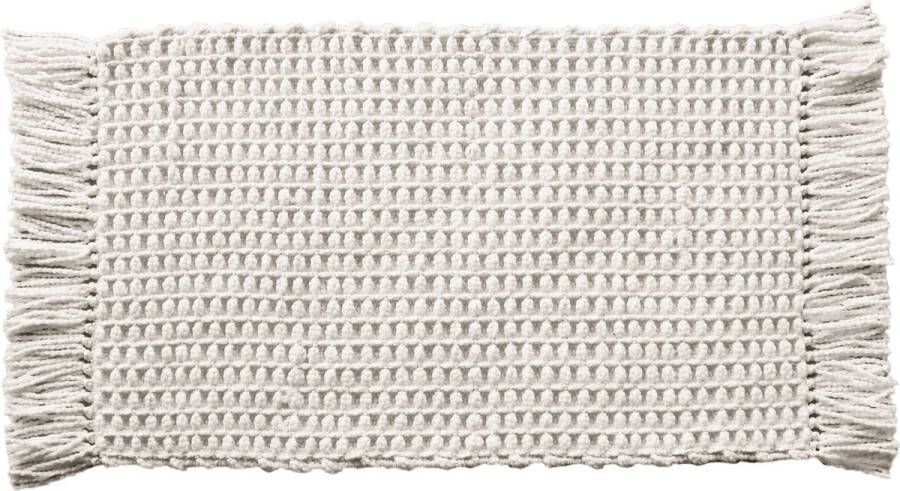 Heckettlane Madras Badmat 70x120 cm Off-White