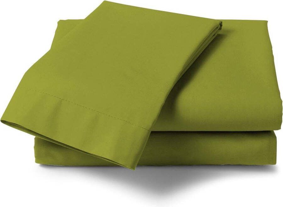Heckettlane Perkal Laken 160 260 Green Oasis