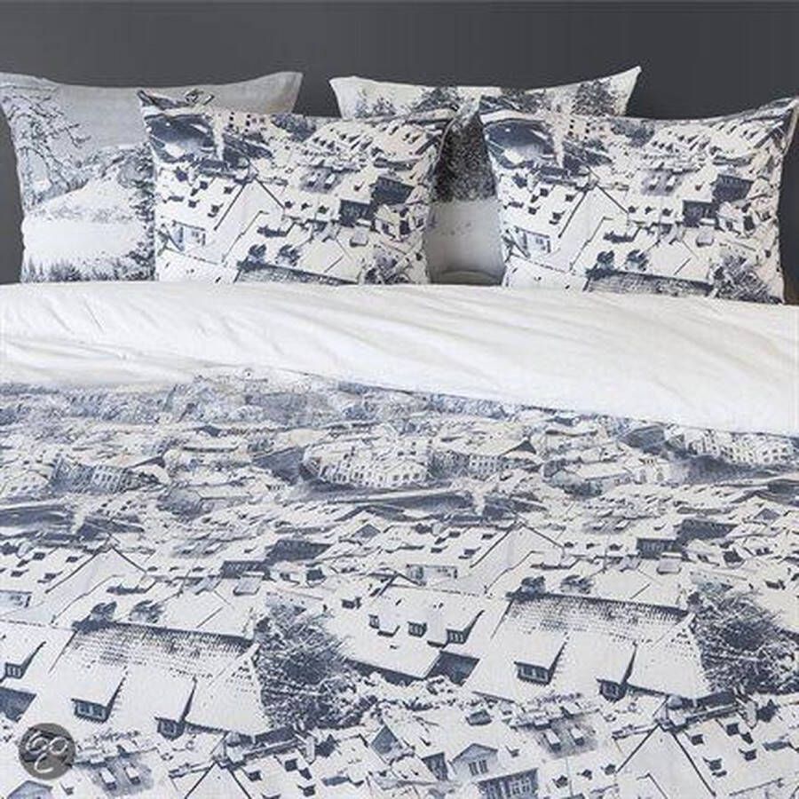 Heckettlane Refined Jackson flanel dekbedovertrek Grijs Lits-jumeaux (260x200 220 cm + 2 slopen)