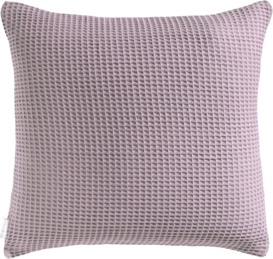 Heckett & Lane Wafel Kussensloop Katoen quail lilac 60x70cm