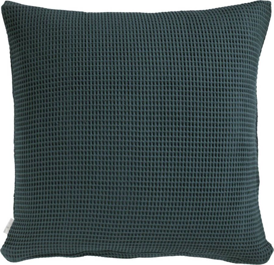 Heckettlane Heckett & Lane Wafel Kussensloop Katoen 50x50cm- Bistro Green