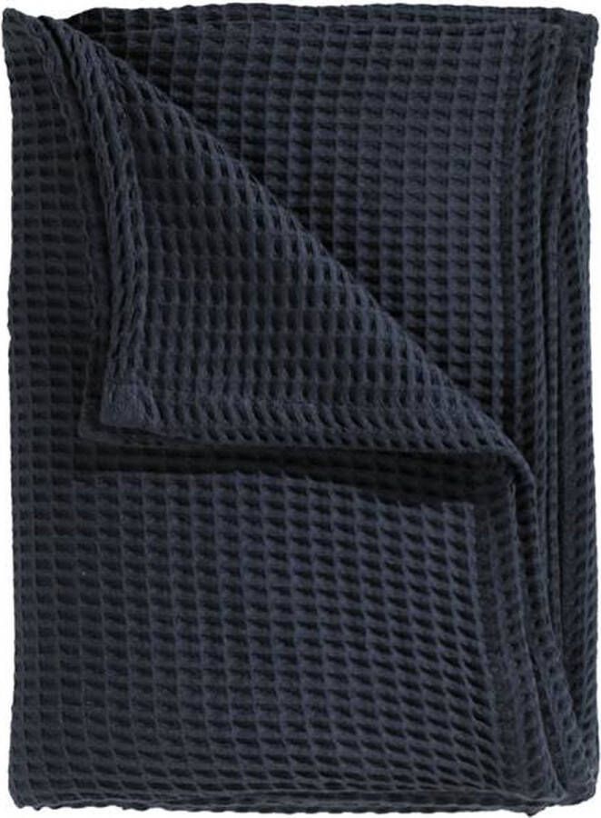 Heckettlane Wafel Sprei Lits-jumeaux Katoen 240x260cm Blauw