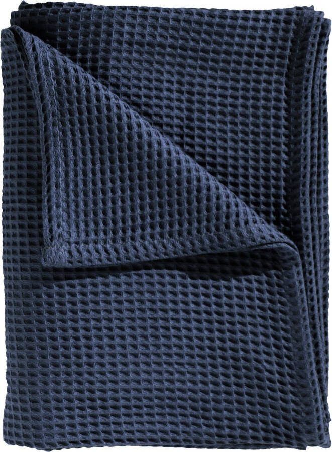 Heckettlane Wafel Sprei Lits-jumeaux Katoen 240x260cm Blauw
