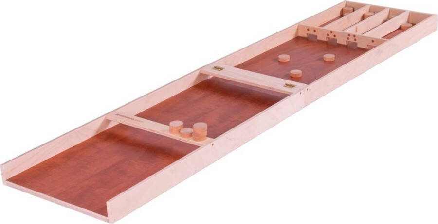 Heemskerk Sport Sjoelbak Mini-S Inklapbaar 118x28 cm incl. 30 stenen