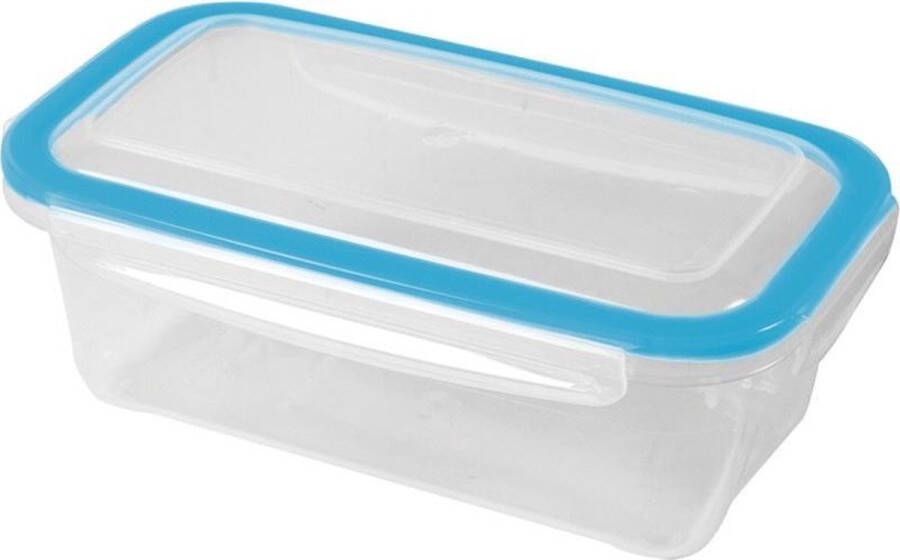 Hega hogar 5x Voorraad vershoudbakjes 0 75 liter transparant plastic kunststof Kiev Luchtdicht hermetisch afgesloten vershouddoos bakje Mealprep Maaltijden bewaren