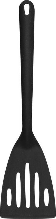 Merkloos Sans marque Kunststof spatel bakspaan zwart 33 cm keukengerei Kookbenodigdheden Kookgerei Zwarte spatels en bakspanen van plastic