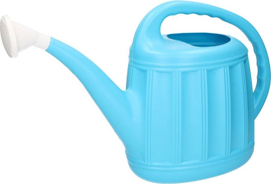 Hega hogar Tuinplanten gieter kunststof licht blauw 7 liter met broeskop sproeikop