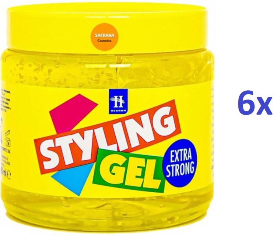 Hegron STYLING GEL EXTRA STRONG 6x1000ml