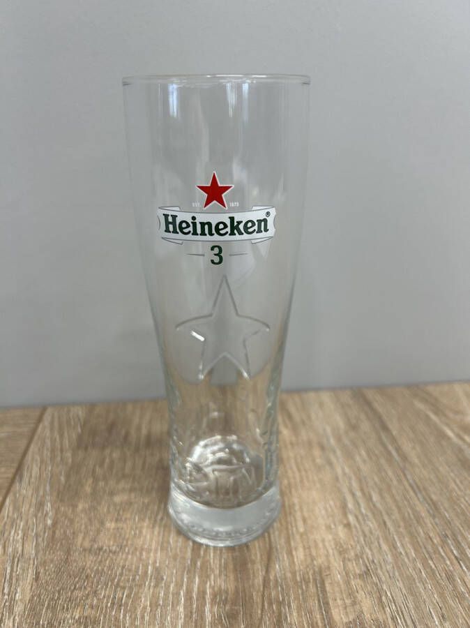 Heineken 24x 25cl (3) star bierglazen bierglas bier glas glazen