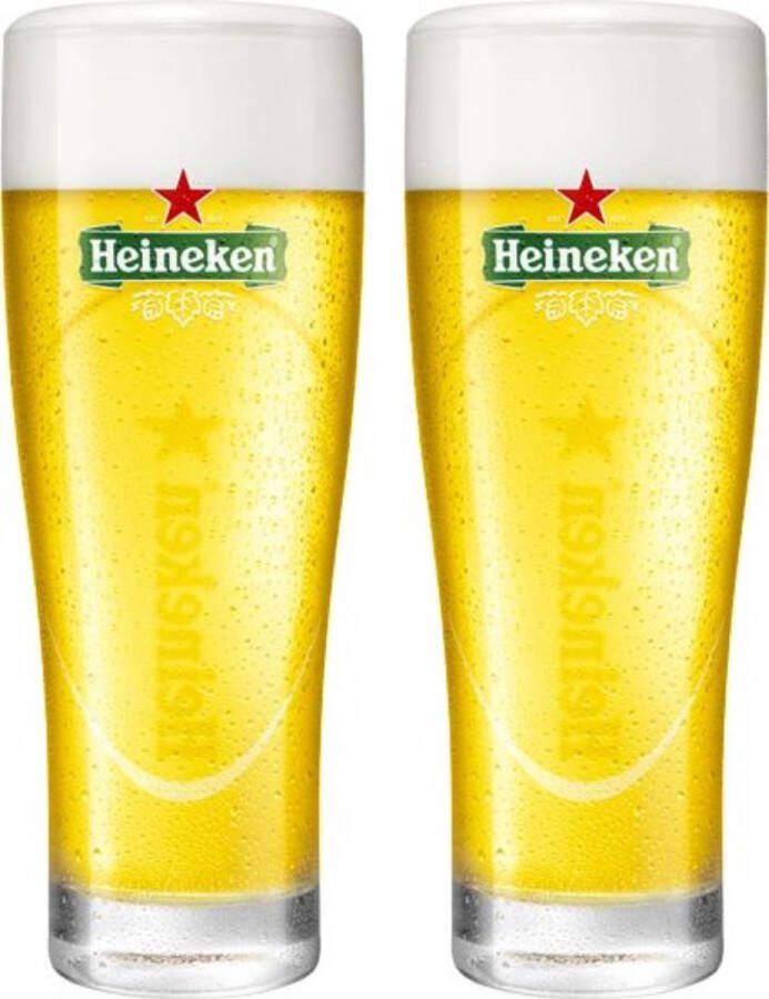 Heineken Bierglas Ellipse 250 ml 2 stuks
