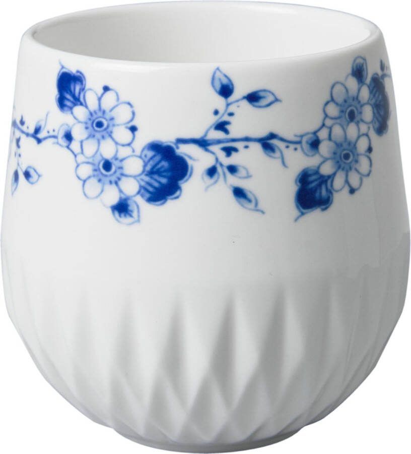 Heinen Blauw Vouw Espressobeker 0 10L h9cm